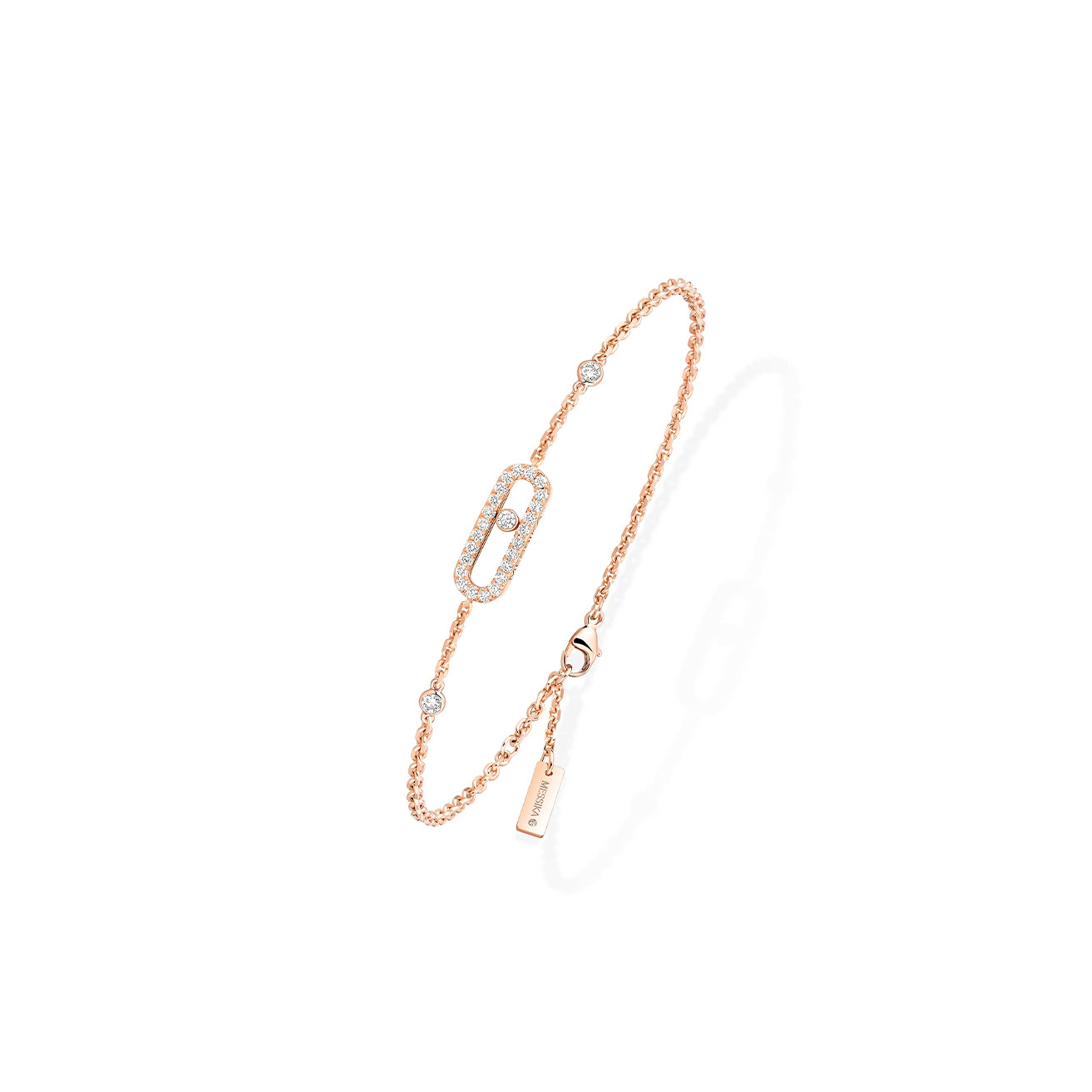 Mes1kaa move uno pavÉ bracelet 04706-wg